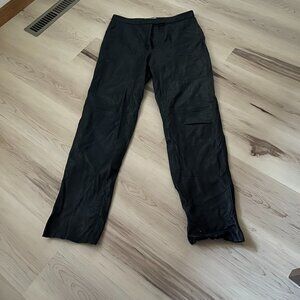Women’s Merona Black Leather Lined Pants Size 8